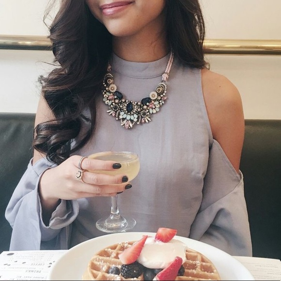 Pastel Bib Necklace - Picture 2 of 9